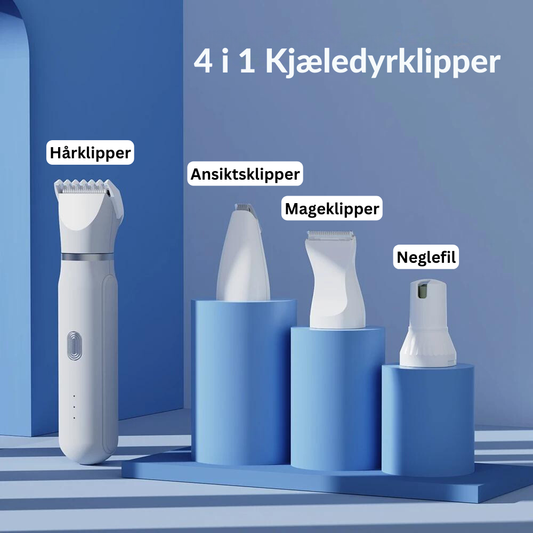 4 i 1 Kjæledyrklipper